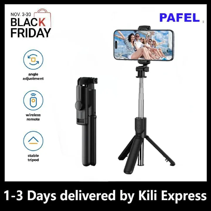 PAFEL R1/R1S Bluetooth selfie stick 3in1 phones tripod stand fill light telescopic selfie stick wireless remote control tripod Bluetooth live streaming mobile phone stands