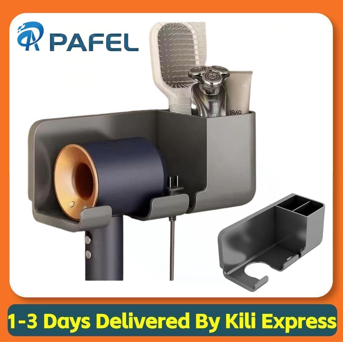 PAFEL Shower Bathroom Furniture Kitchen Storage Rack Large Capacity Household Storage rack hair dryer holder lightweight storage rack hair dryer holder furniture kitchen bathroom storage rack
