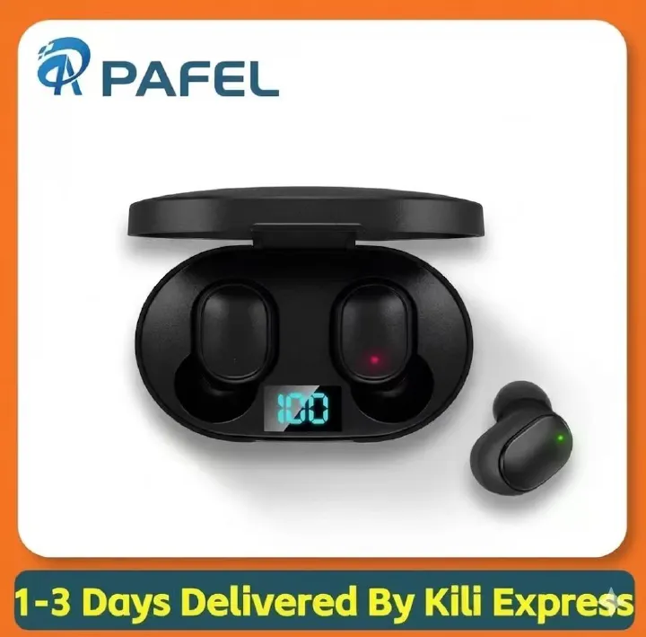 PAFEL E6S TWS Wireless earphone Bt 5.0 Noise Canceling earbuds HiFi Stereo Mini Low Latency earpods Waterproof Sports In-Ear Earphones