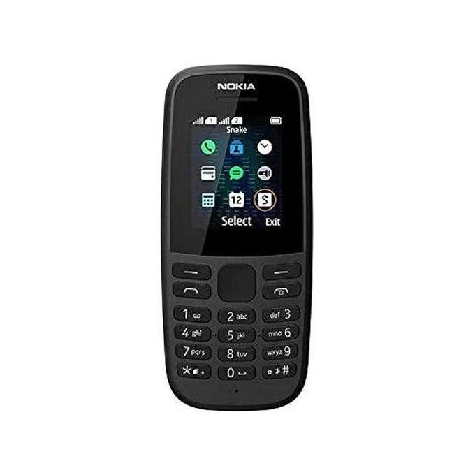 Nokia 105, 1.77" screen, Dual SIM, Feature phone with FM and Torch