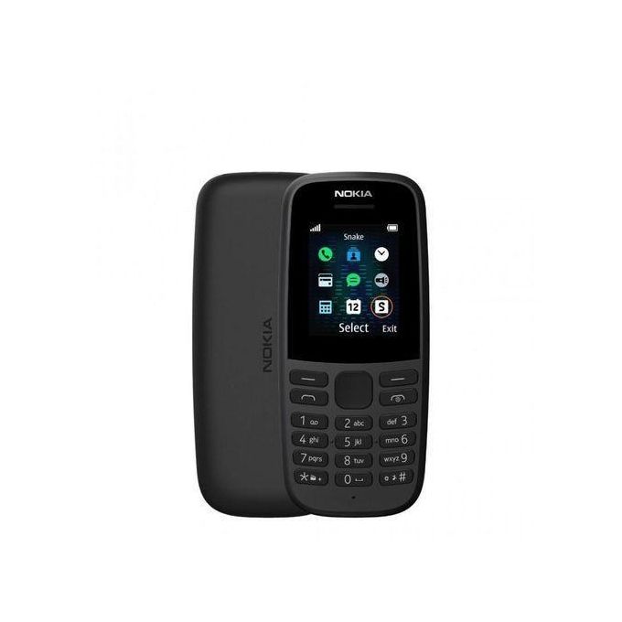 Nokia 105, 1.77" screen, Dual SIM, Feature phone with FM and Torch