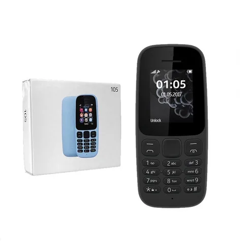 Nokia 105, 1.77" screen, Dual SIM, Feature phone with FM and Torch