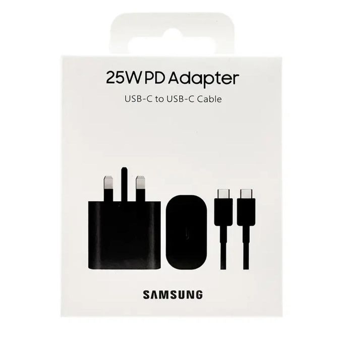 Samsung 25Watts Super Fast Charger, Adapter With Type C Output For Galaxy A06,A06S,A16, A26,A36,A56, A05, A05s, A14, A15, A23, A24, A25, A33, A34, A35, A53, A54, A55, A74 And All S Series