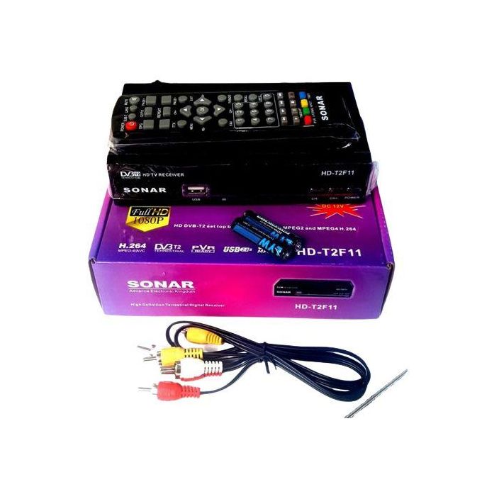 Sonar Free To Air 1080P Full HD Digital Set Box Decoder No Monthly Subscriptions