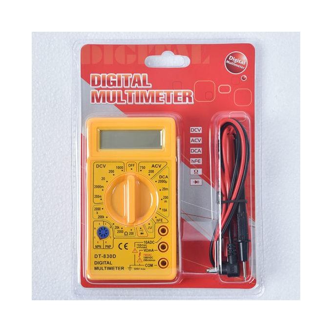 Digital Multimeter AC/DC Tester Voltmeter Ammeter