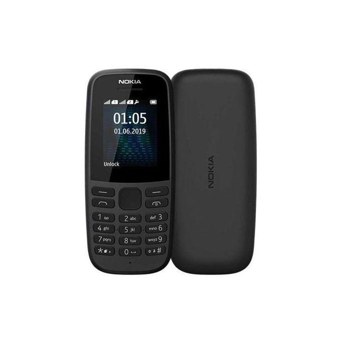 Nokia 105 (2022) 1.8", Dual SIM Feature Phone, Long-Lasting Battery, Durable Design