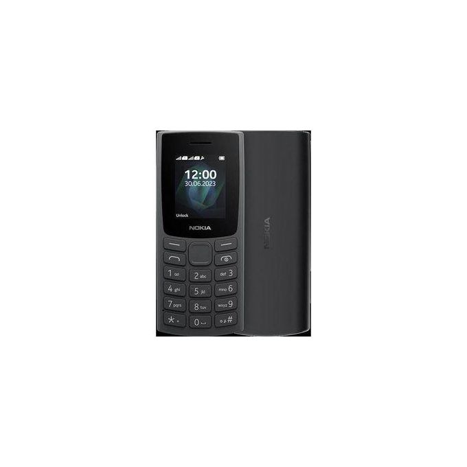 Nokia Hmd 105 (2023) 1.8", Dual SIM Feature Phone, Long-Lasting Battery, Durable Design- Charcoal