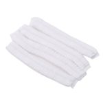 Disposable Blue/White Hairnets Nurse Caps Scrub -100pcs Set
