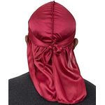 4PCS Silky Durags, Silk Durag for Men Women Waves, Silk Durag Pack with 1 Wave Cap, Silky Satin Durag Extra Long Tails
