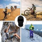 6pcs Ski Mask Balaclava Full Face Mask Cover Summer Face UV Protector Protection Windproof Men Women Outdoor Sports Army Green