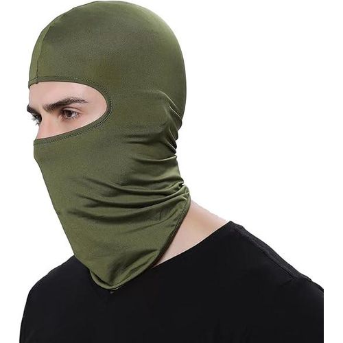 Balaclava Ski Mask Bandana Mask Army Green Ski Mask for Men Windproof Masks for Outdoor Motorcycle Helmet Headwear