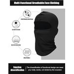 9 Pieces Ski Mask for Men Balaclava Face Mask Summer Face Mask Balaclava Full Face Mask Breathable Hood for Outdoor Use