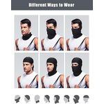 9 Pieces Ski Mask for Men Balaclava Face Mask Summer Face Mask Balaclava Full Face Mask Breathable Hood for Outdoor Use