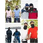9 Pieces Ski Mask for Men Balaclava Face Mask Summer Face Mask Balaclava Full Face Mask Breathable Hood for Outdoor Use