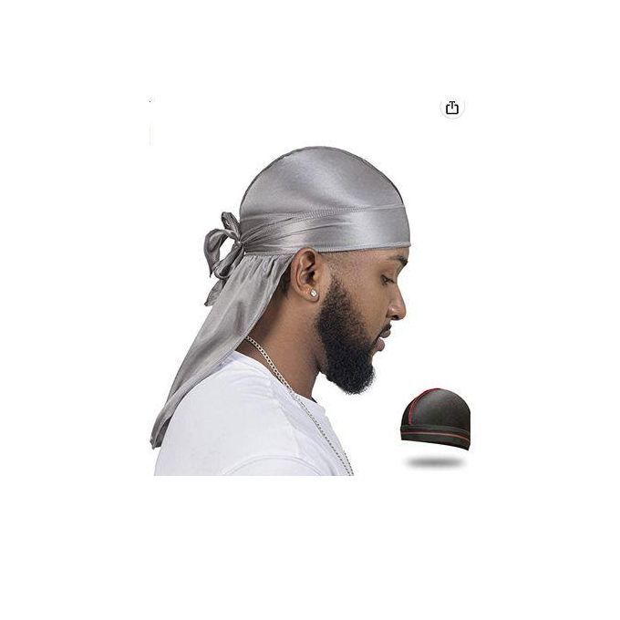 Silky Durag For Men Wave Cap Satin Dorag For Men Women 360 Wave