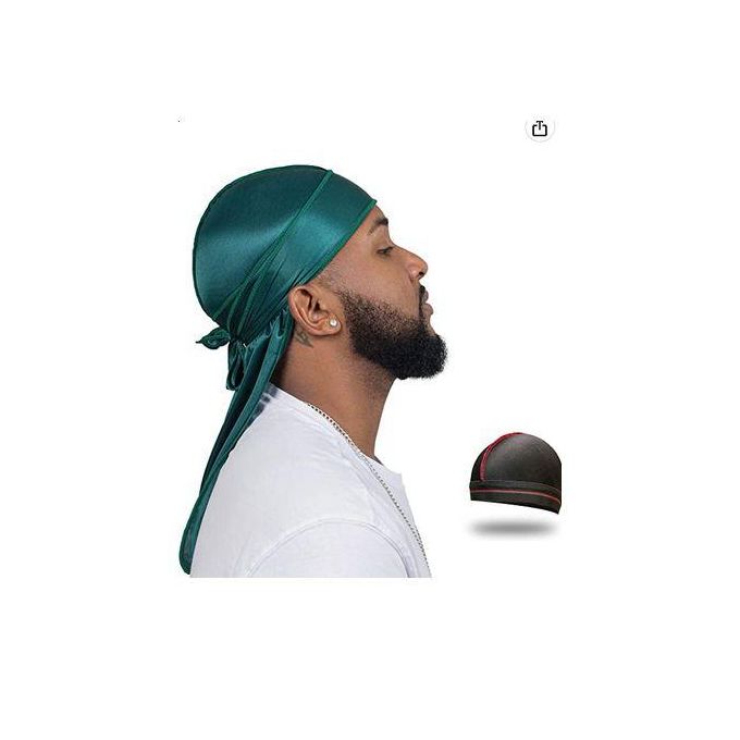 Silky Durag For Men Wave Cap Satin Dorag For Men Women 360 Wave