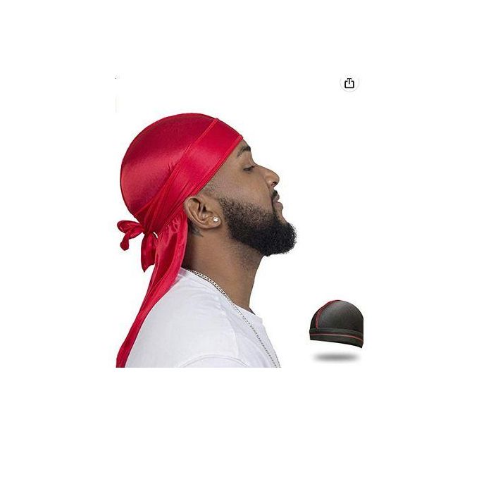 Silky Durag For Men Wave Cap Satin Dorag For Men Women 360 Wave