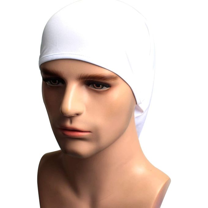 Outdoor Full Face Mask Spandex Balaclava Thin Motorcycle Cycling Ski CS Mask white Balaclava