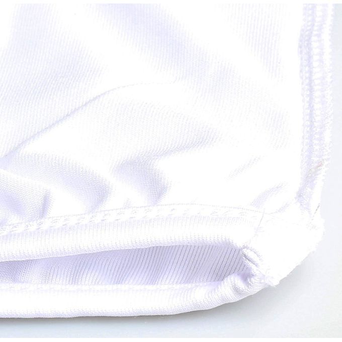 Outdoor Full Face Mask Spandex Balaclava Thin Motorcycle Cycling Ski CS Mask white Balaclava