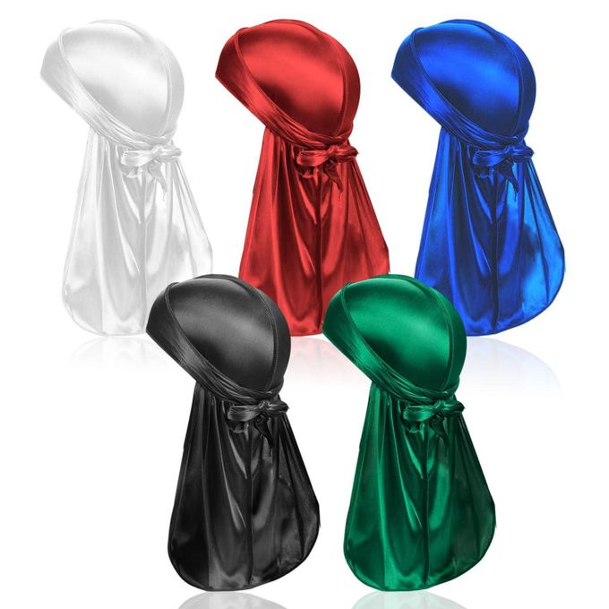 QUALITY GUARANTEED - Silky Durags, Silk Durag For Men Women Waves, Silk Durag Pack, Silky Satin Durag For 360 Waves