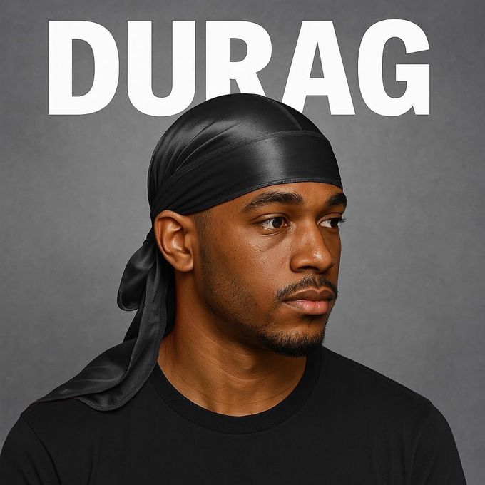 3PCS Silky Durag With Double Sided Brush Packs For Men Waves, Satin Doo Rag For 360 540 720 Waves, Award 1 Wave Cap