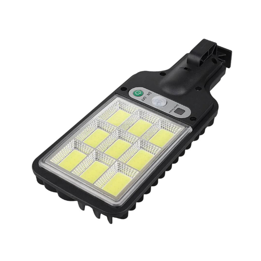 2 pack Outdoor Solar Street Light ABS IP65 Human Motion Sensor Garden Light Remote Control LED Wall Lamp Waterproof