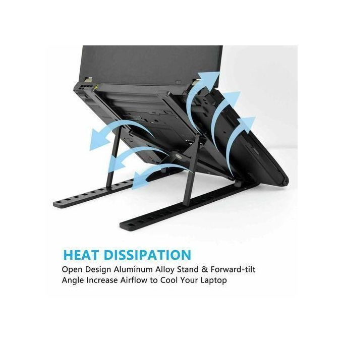 Portable ALUMINIUM ALLOY Fold-able Computer Support Laptop Stand