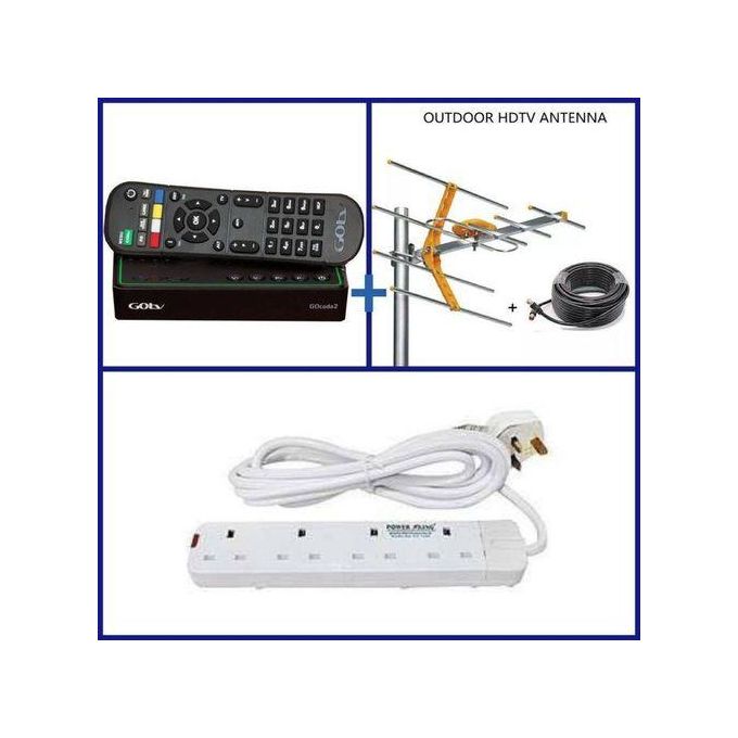 Gotv Decoder + Antenna + A Free extension