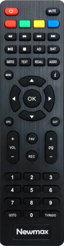 Newmax TG-1140E Full High Definition 1080P Decoder COMBO DVB T2 S2 Set Top Box Satellite TV Receiver