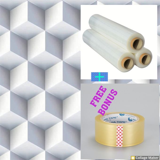 Transparent Cling Film Shrink Wrap PLUS FREE BONUS