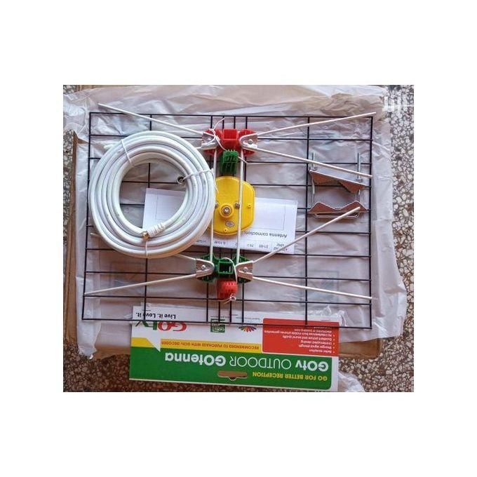 Gotv Digital Antenna Ariel+20 Metres Coaxial Cable