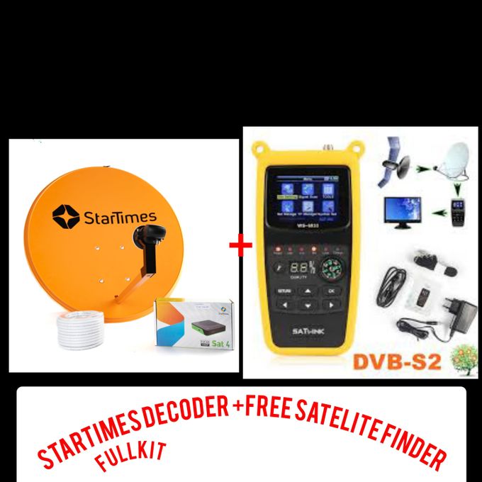 Startimes Decoder System Full Kit+1M OFFER+FREE SATELITE FINDER
