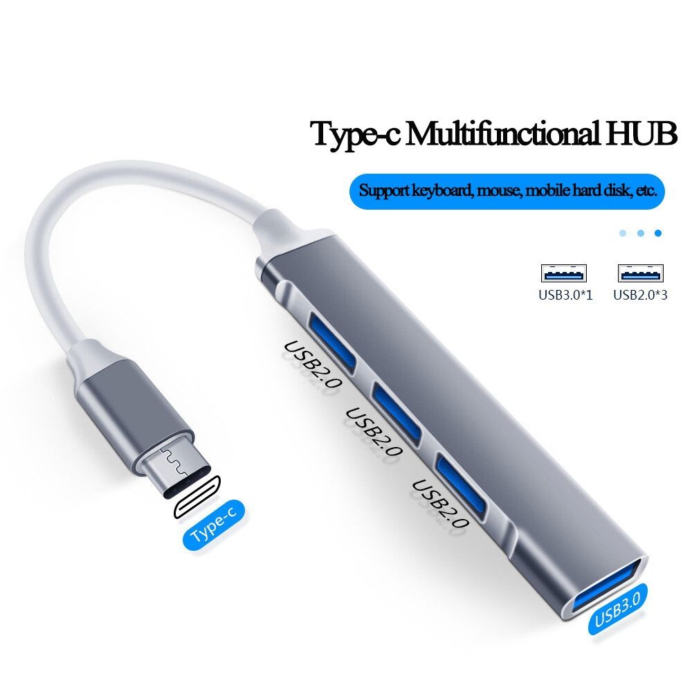 Type C USB HUB 3.0 4 Ports Extension Adapter