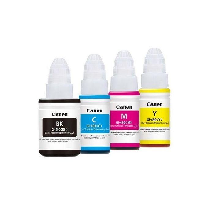 Canon Pixma GI- 490 Ink Bottles all colors for G series