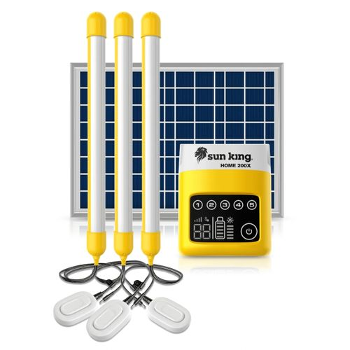 SunKing Solar Home Lighting System Home 200X Tube Light 2Yr Warranty