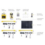SunKing Solar Home Lighting System Home 200X Tube Light 2Yr Warranty