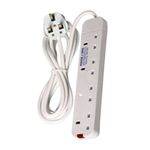 Power King Heavy Duty 4-Way Extension Cable