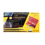 46Pcs Socket Set 1/4 Car Tool Kit Ratchet Wrench Combination