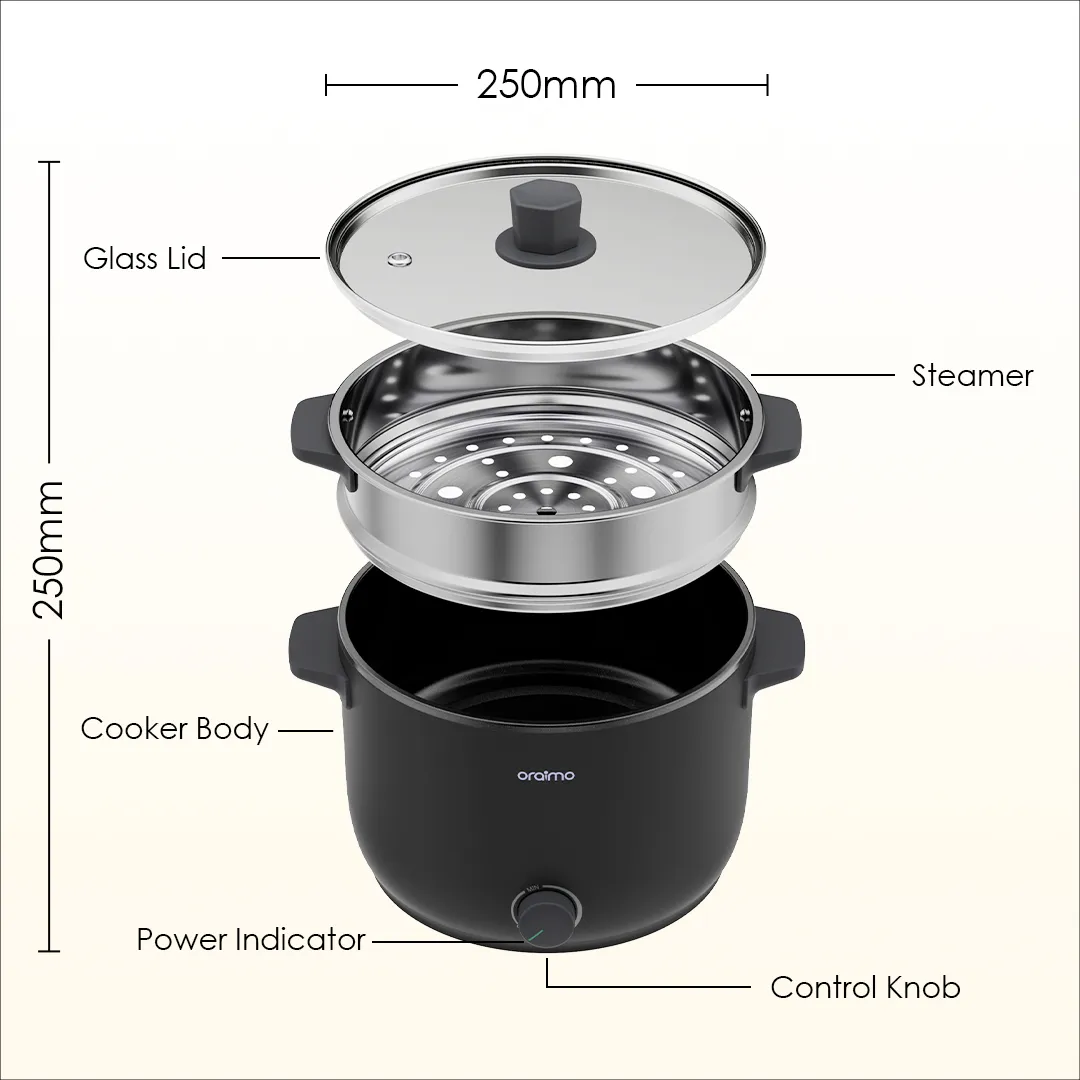 oraimo SmartCooker 1000W 3L Electric Cooker