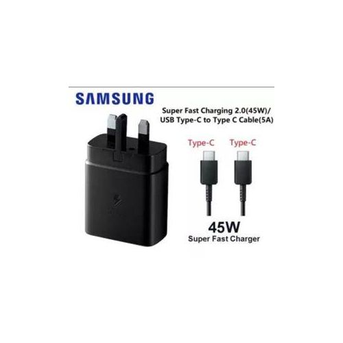 Samsung 45W Pd Charger Adapter With USB Type C To Type C Cable