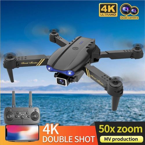 Drone 4K Foldable RC Quadcopter with Dual Lens Cameras