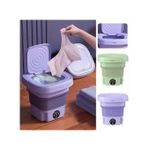 Washing Machine Portable,Foldable Spin Dryer For Camping,Travel,Small Spaces,