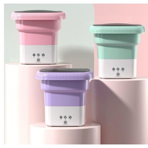 Washing Machine Portable,Foldable Spin Dryer For Camping,Travel,Small Spaces,