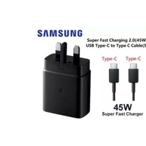 Samsung 45W Original Super Fast Charger With 5A C To C Fast Cable