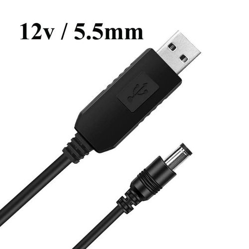 USB power boost line DC 5V to DC 9V / 12V Step UP Module USB Converter Adapter Cable 2.1x5.5mm Plug USB Cable Boost Converter