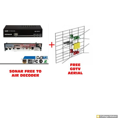 Sonar Free To Air Decoder +Free Gotv aerial