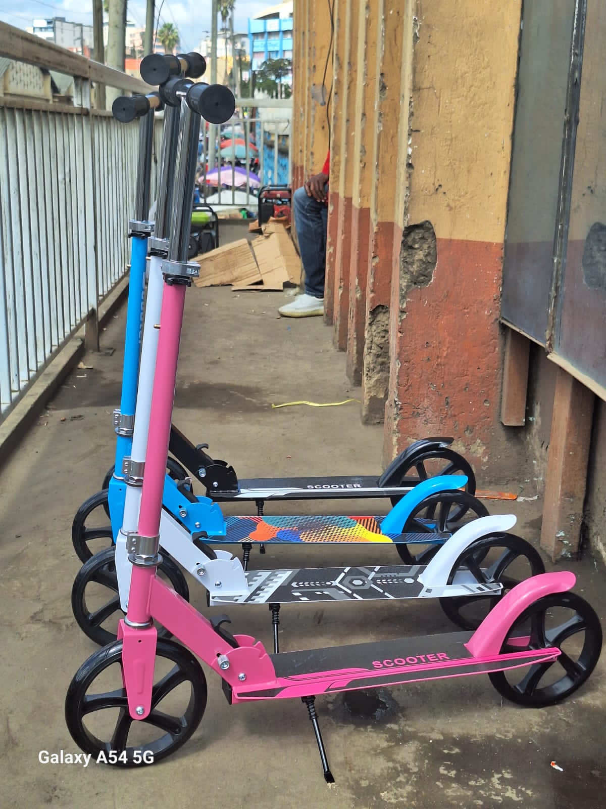Scooter without brakes
