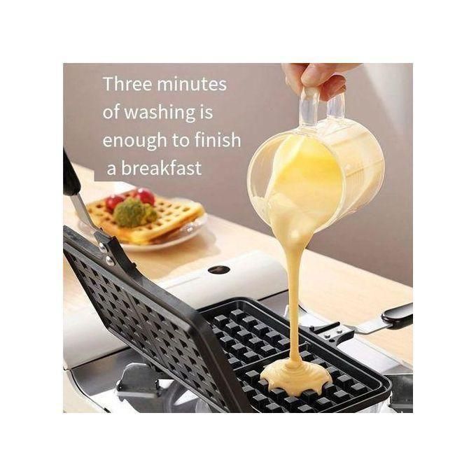 Non-stick Waffle Plate, Waffle Maker, Breakfast Plate With Heat-proof Handle