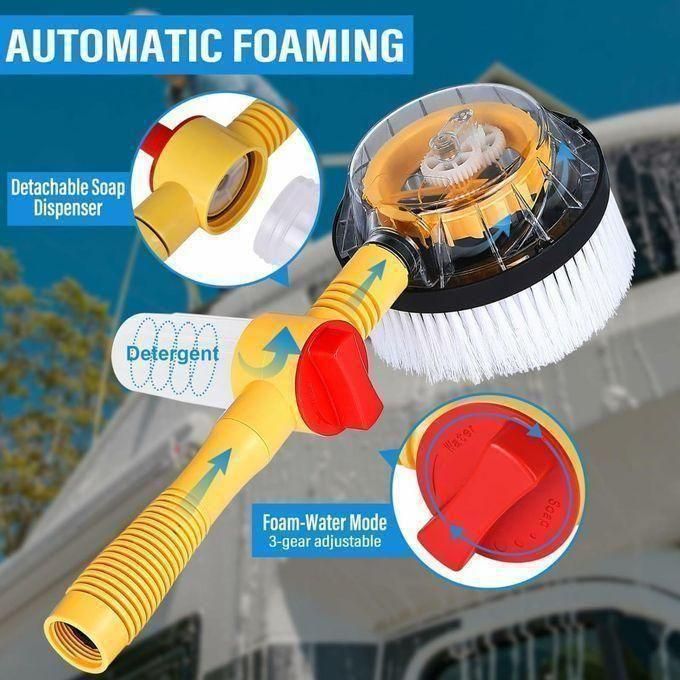 Car cleaning Kit 360° Spin Mop Detachable and Extendable Scrub Brush