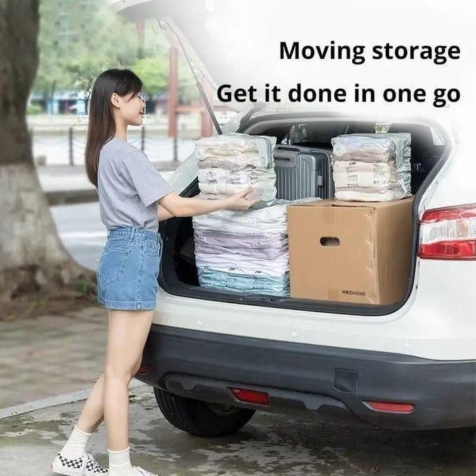 5pcs Sets Non Pump Needed Vacuum Storage Bags